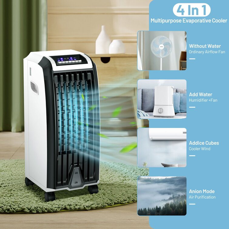 Portable indoor evaporative air hot sale cooler